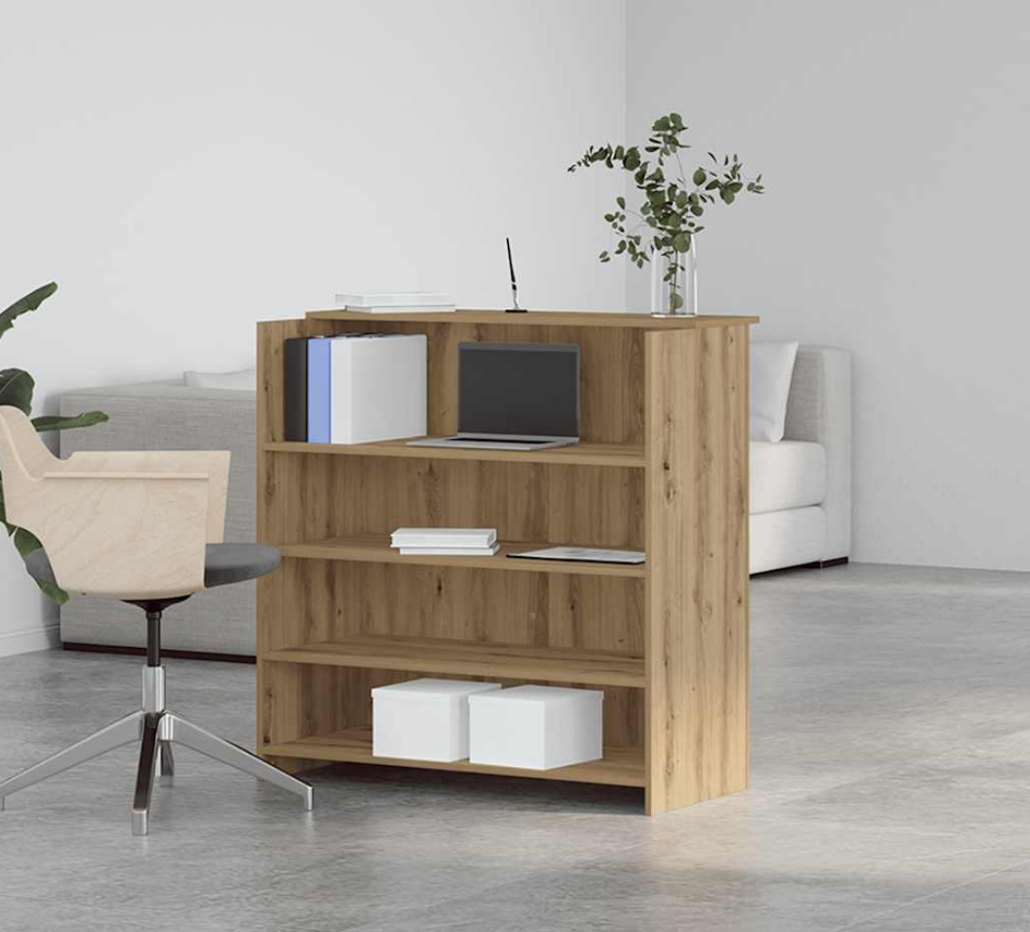 Mostrador de Oficina y Recepción en Madera – AJEVO