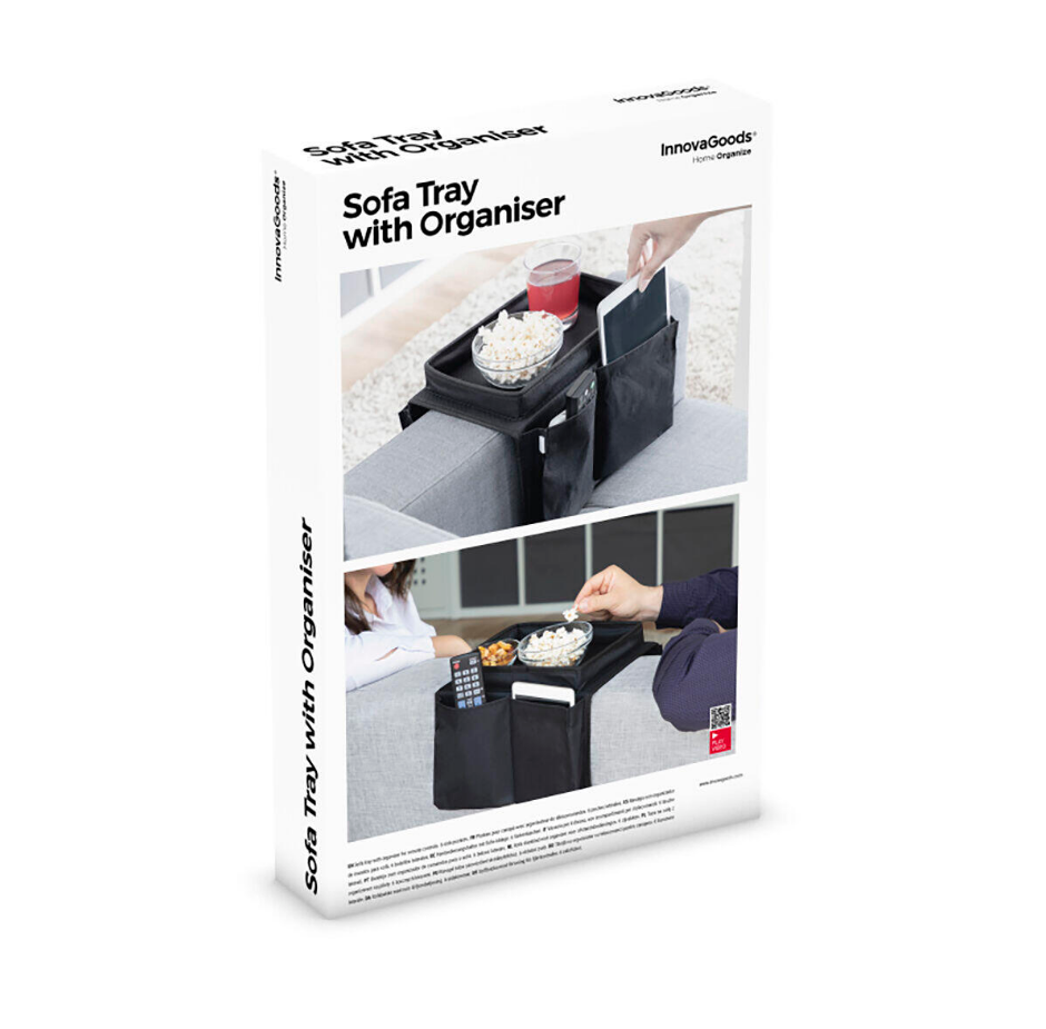 Bandeja Lateral de Sofá con Bolsillos - AJEVO