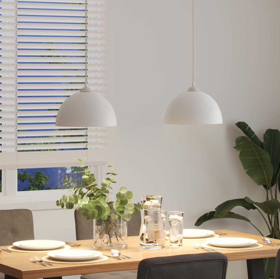 Set de 2 Lámparas Colgantes Regulables E27 Ø30 cm – AJEVO