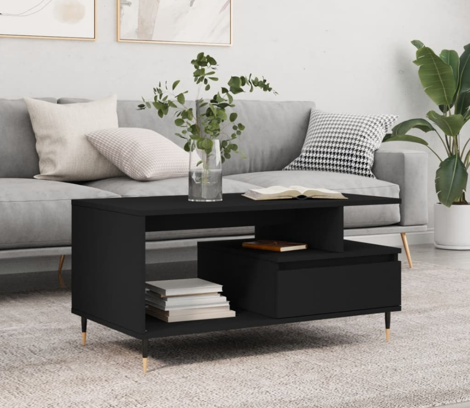 Mesa de Centro Rectangular de Madera Ingeniería - AJEVO