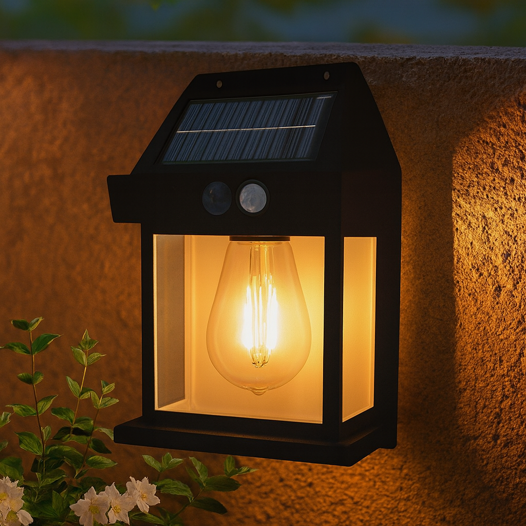 Lámpara Solar Negra – AJEVO