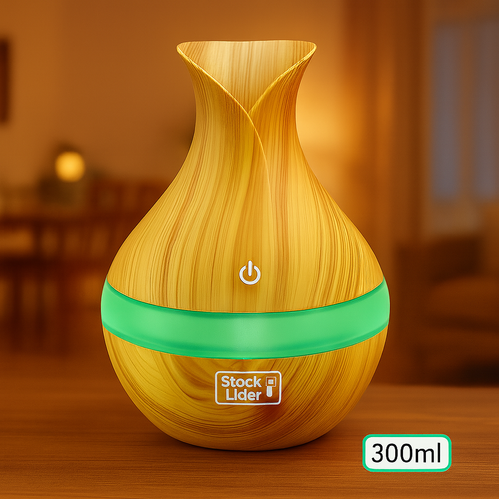 Humidificador de Aire 300ml con Luz LED – AJEVO