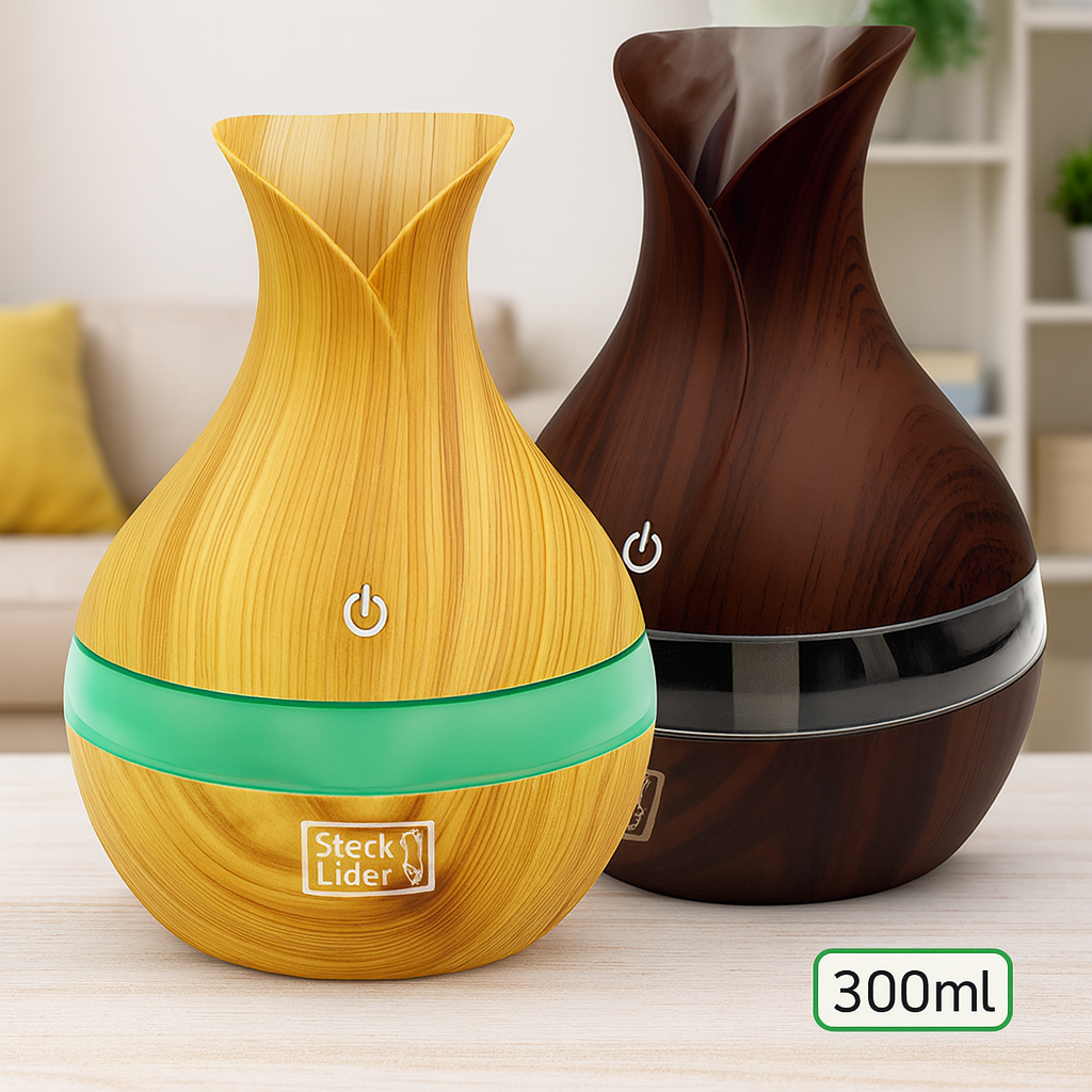 Humidificador de Aire 300ml con Luz LED – AJEVO